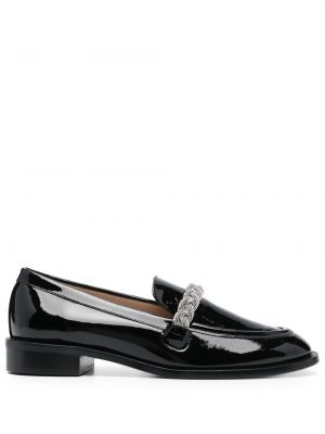 Loafers skórzane Stuart Weitzman czarne