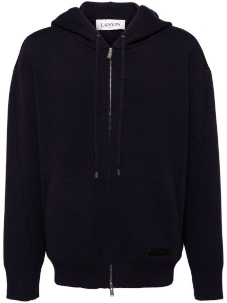 Zip hoodie Lanvin mavi