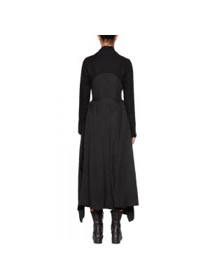 Sukienka midi asymetryczna Marc Le Bihan czarna
