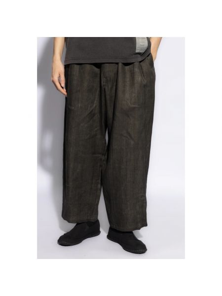 Pantalones de lino Y-3 gris