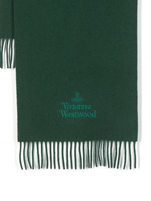Echarpe en laine Vivienne Westwood vert