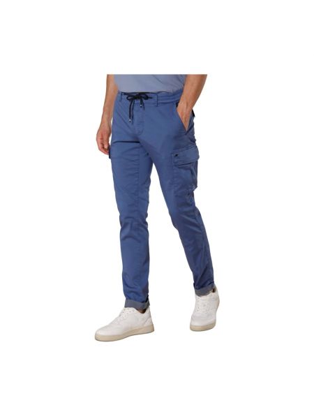 Spodnie cargo Mason's niebieskie