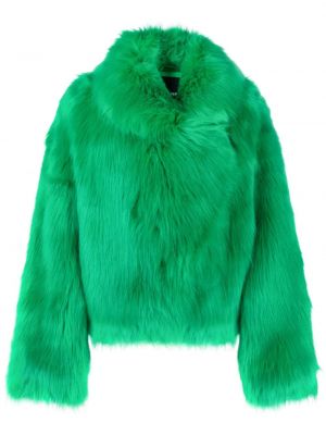 Oversized bunda s kožíškem Patrizia Pepe zelená