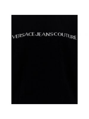 Jersey cuello alto Versace Jeans Couture negro
