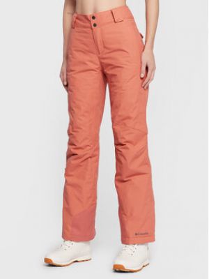 Kalhoty Columbia oranžové