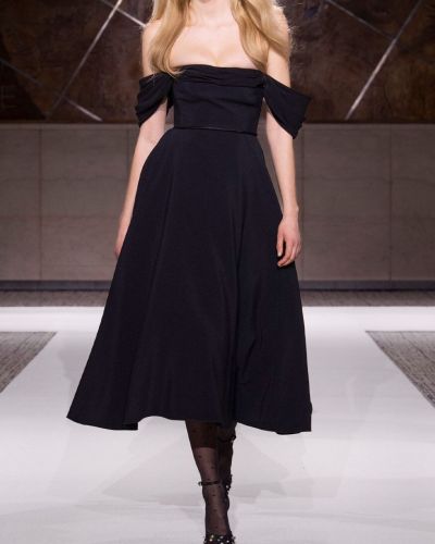 Midi šaty Giambattista Valli černé