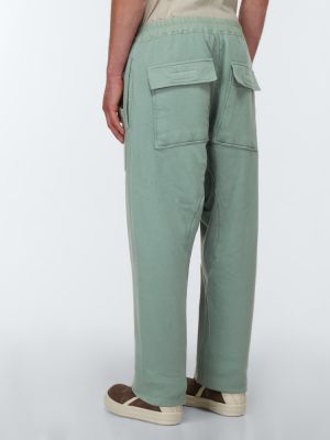 Spodnie cargo bawełniane Drkshdw By Rick Owens zielone