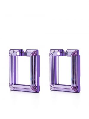 Cercei de cristal Swarovski violet