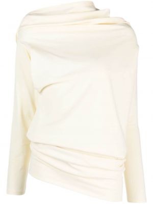 Haut en jersey asymétrique A.w.a.k.e. Mode blanc