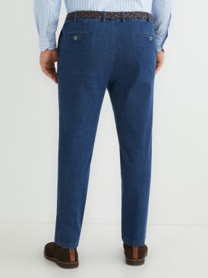 Тканевые брюки Mirto синие