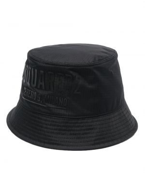 Raštuotas kepurė Dsquared2 juoda