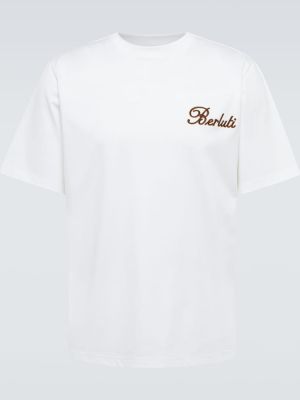 T-shirt aus baumwoll Berluti weiß