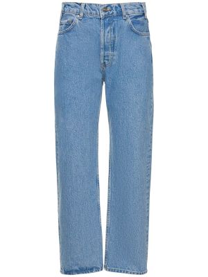 Bavlnené džínsy Anine Bing modrá