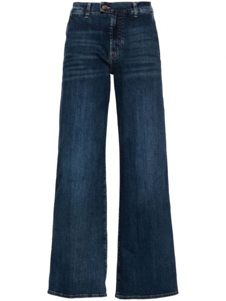 Flared jeans 7 For All Mankind blå