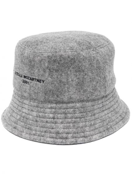 Plstěný klobouk Stella Mccartney šedý