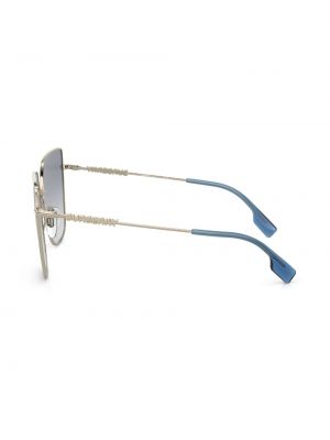 Okulary przeciwsłoneczne Burberry Eyewear złote