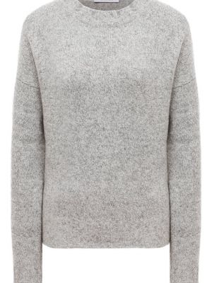 Серый кашемировый шерстяной свитер Cruciani