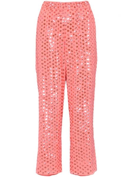 Kalhoty Needle & Thread růžové