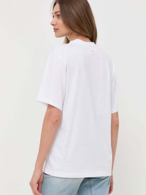 Bavlněné tričko Victoria Beckham bílé