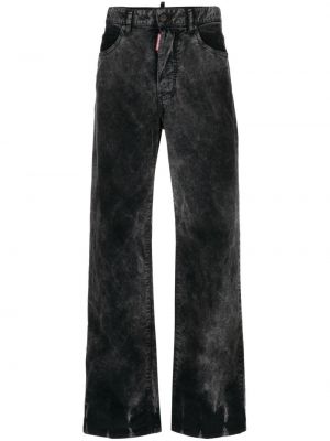 Straight jeans ausgestellt Dsquared2 schwarz