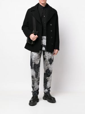 Distressed straight jeans Givenchy