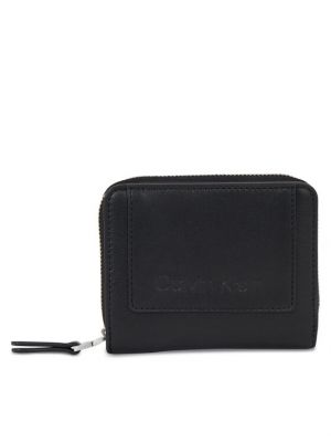 Cipzáras cipzáras pénztárca Calvin Klein fekete