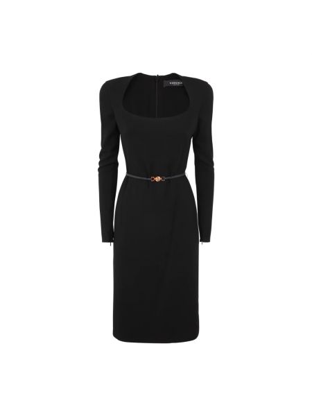 Robe mi-longue Versace noir