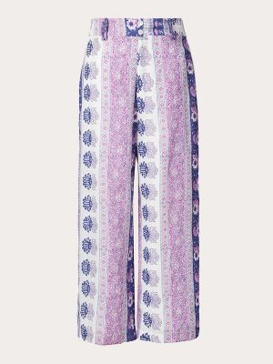 Pantalones de algodón Alix Of Bohemia violeta