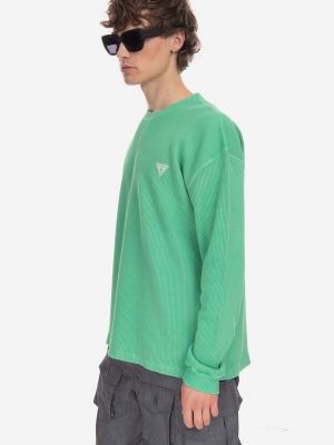 Бавовняний светр Guess Usa зелений