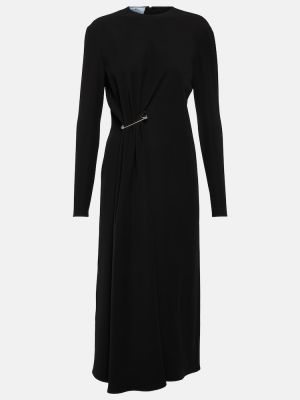 Sukienka midi Prada czarna
