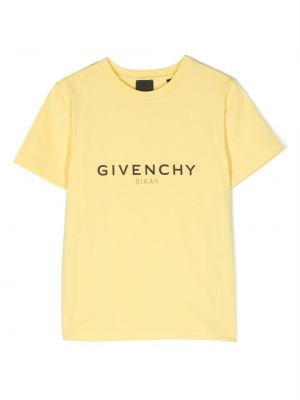 T-shirt för tjejer Givenchy Kids gul