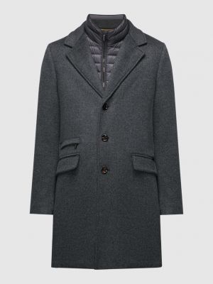 Серое шерстяное пальто Moorer
