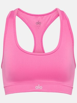 Спортен сутиен Alo Yoga розово