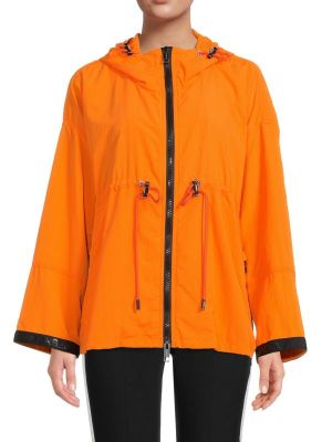 Куртка-ветровка с капюшоном и шнурком Burberry Bright orange