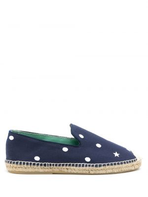 Espadrillos med broderi Blue Bird Shoes blå