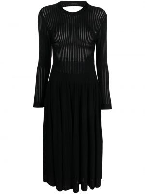 Μίντι φόρεμα Antonino Valenti μαύρο