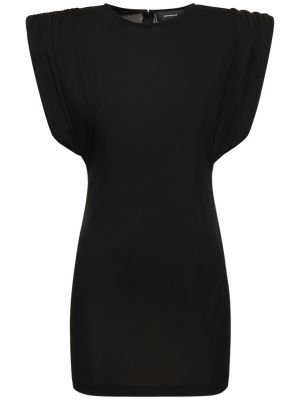 Rochie mini din viscoză Wardrobe.nyc negru