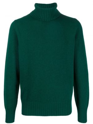 Плетен пуловер Doppiaa зелено