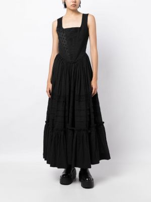 Midi šaty Natasha Zinko černé