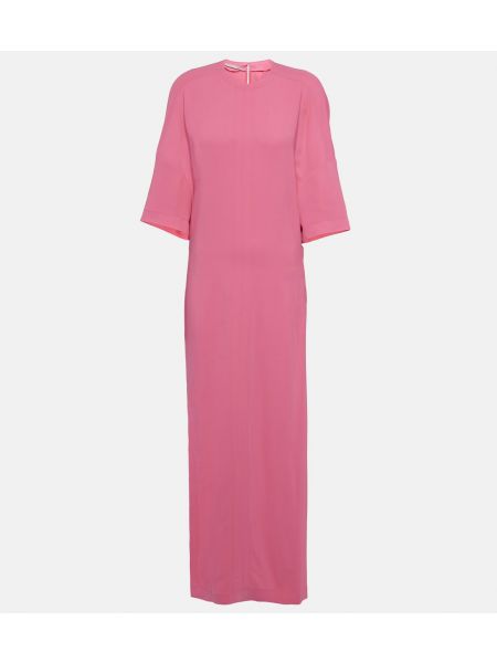 Длинное платье Stella Mccartney розовое