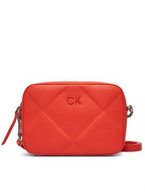 Crossbody kabelka Calvin Klein oranžová