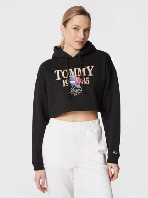 Sweatshirt Tommy Jeans schwarz