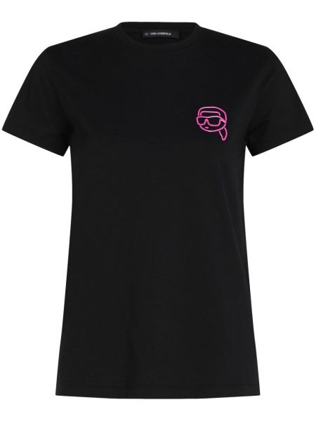 T-shirt Karl Lagerfeld sort