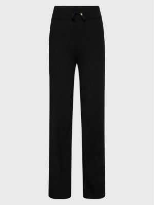Плетени плетени спортни панталони Juicy Couture черно