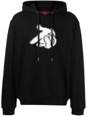 Sudadera con capucha con estampado Mostly Heard Rarely Seen 8-bit negro