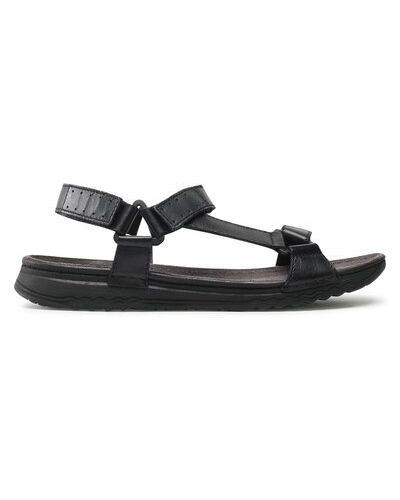 Kožené sandále Cesare Cave čierna