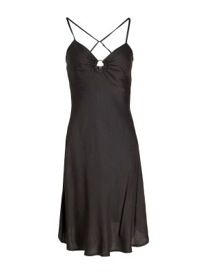 Платье мини из вискозы 8 By Yoox черное