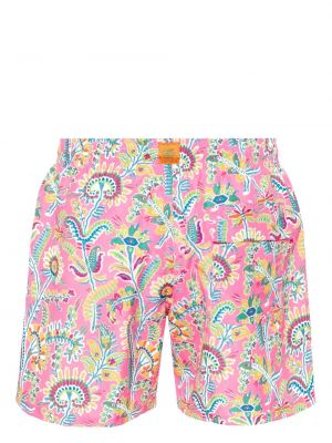 Geblümte shorts mit print Etro pink