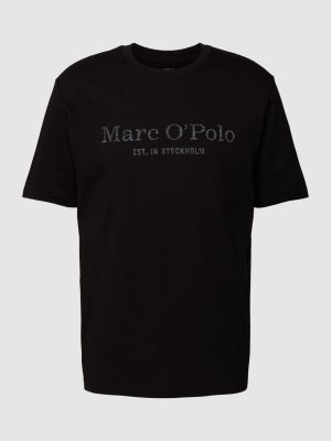 Koszulka z nadrukiem Marc O'polo czarna
