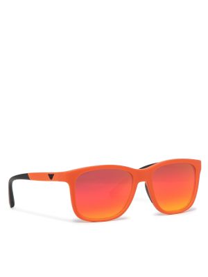 Sluneční brýle Emporio Armani oranžové